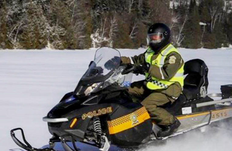 La Sûreté du Québec surveille de près les motoneigistes